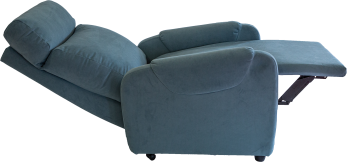 Fauteuil Inclinable à Dossier Inclinable en Tissu de Lin Dossier et
